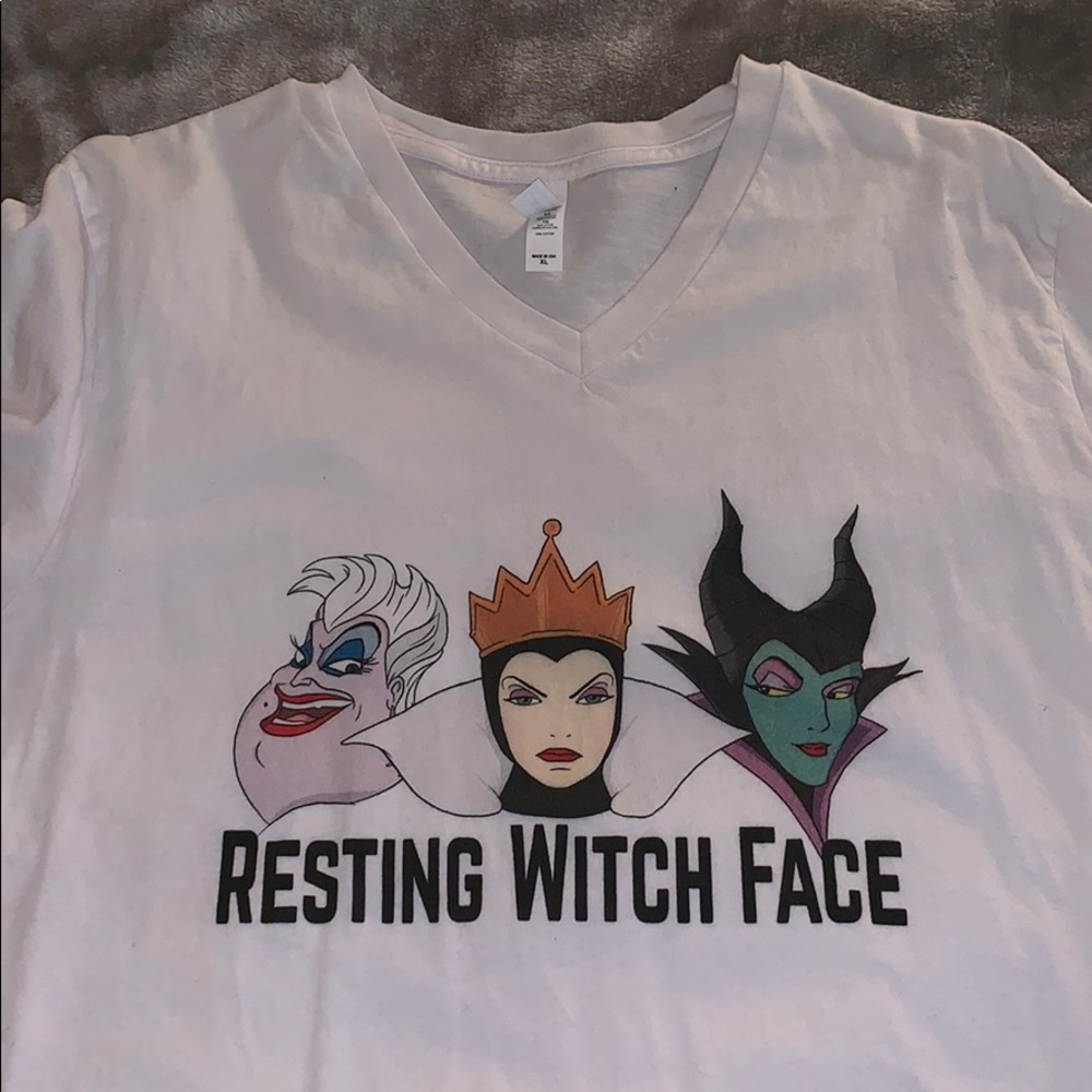 Vneck villain Disney inspired tee